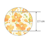 黃色花朵圖案布料,可愛,縫紉,被子韓國製造半碼